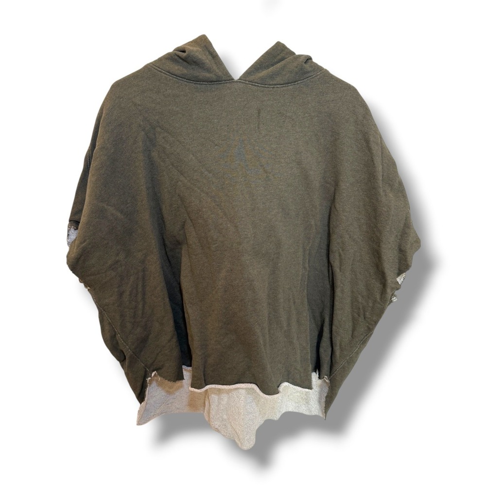 Frank & Eileen TEE LAB Rachael Poncho Womens OS Moss Triple Fleece LAB226TF